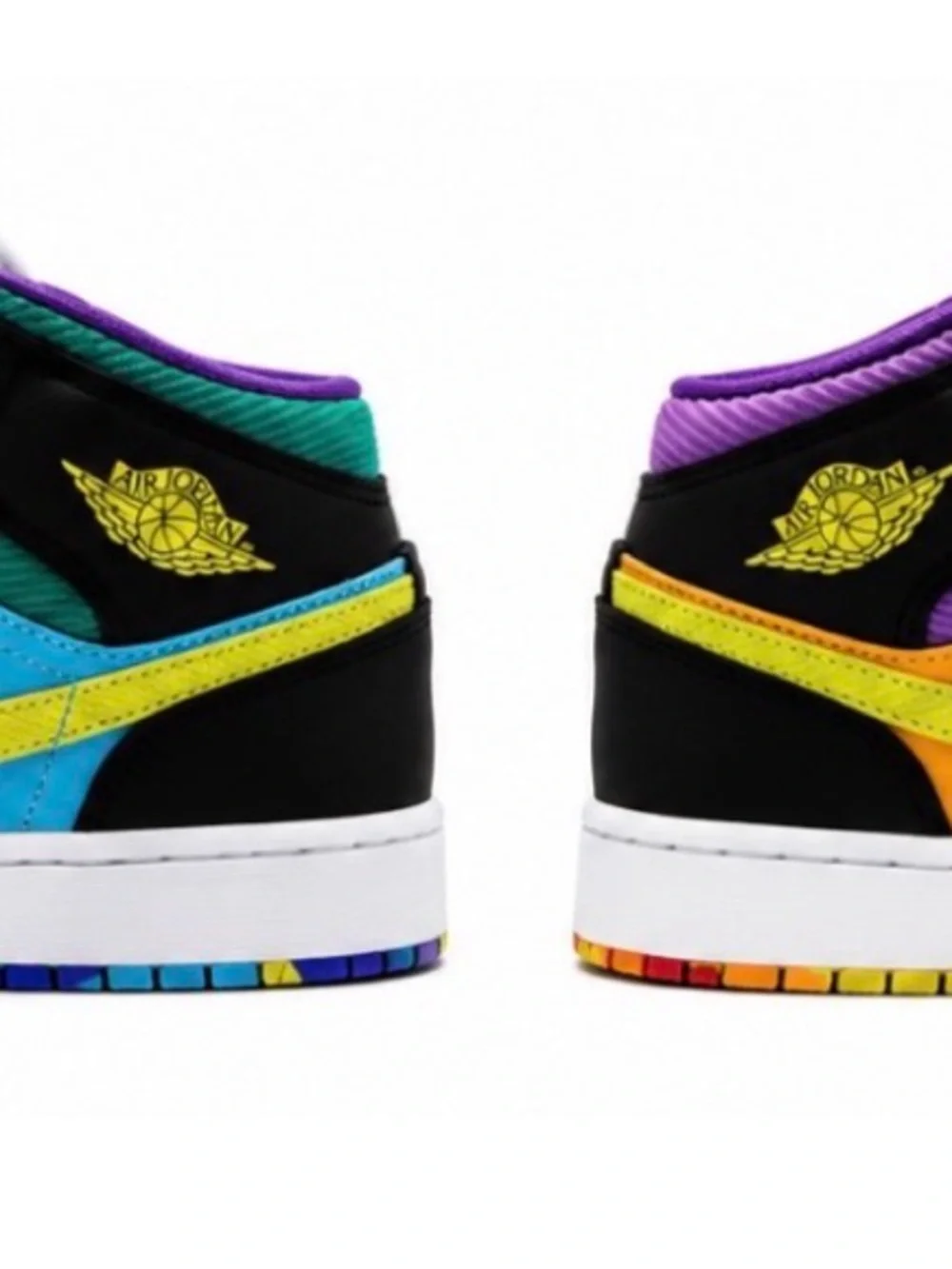 Air Jordan 1 Mid SE GS 5.5Y FD1317-007 Multi Color